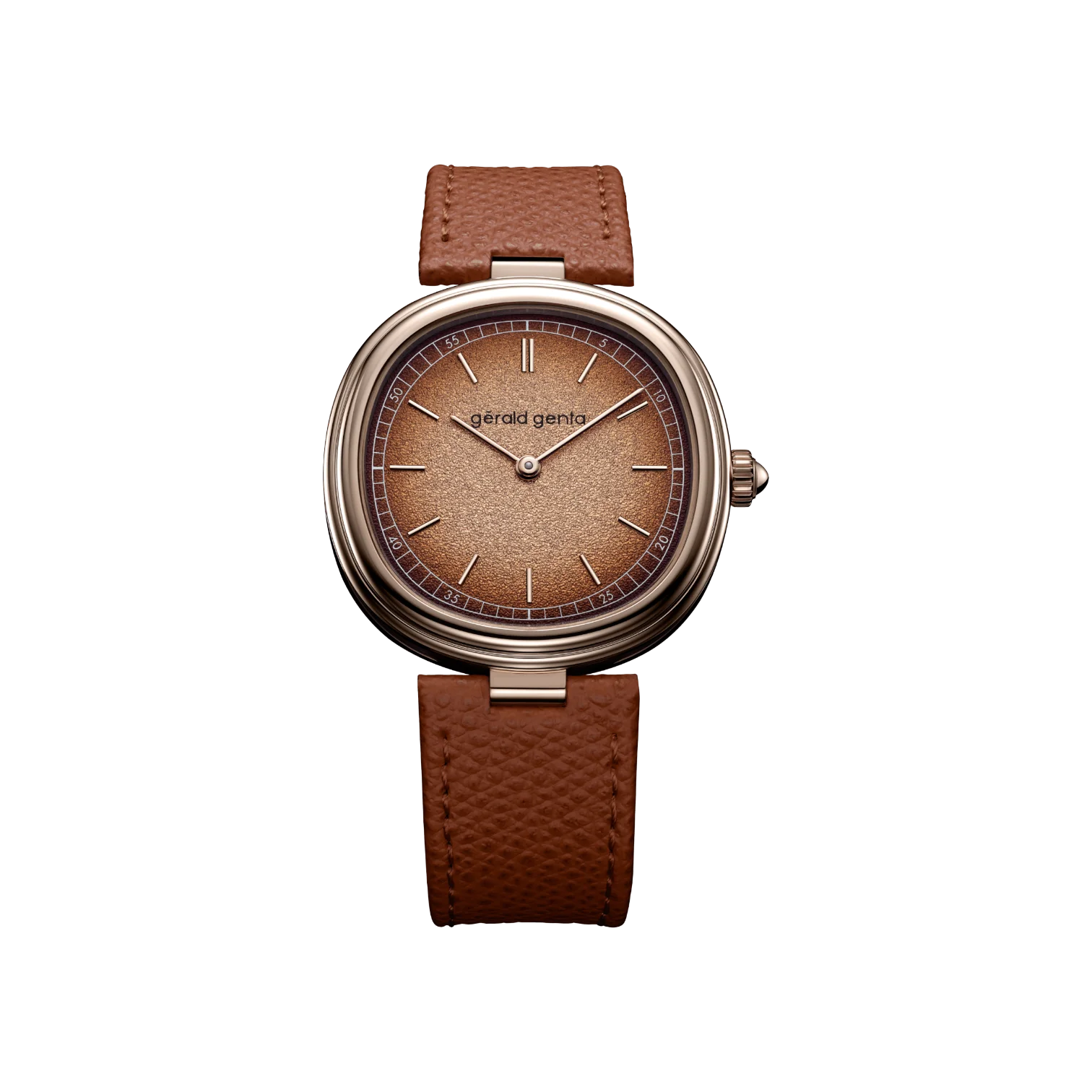 Gérald Genta Geneva Time Only Marrone