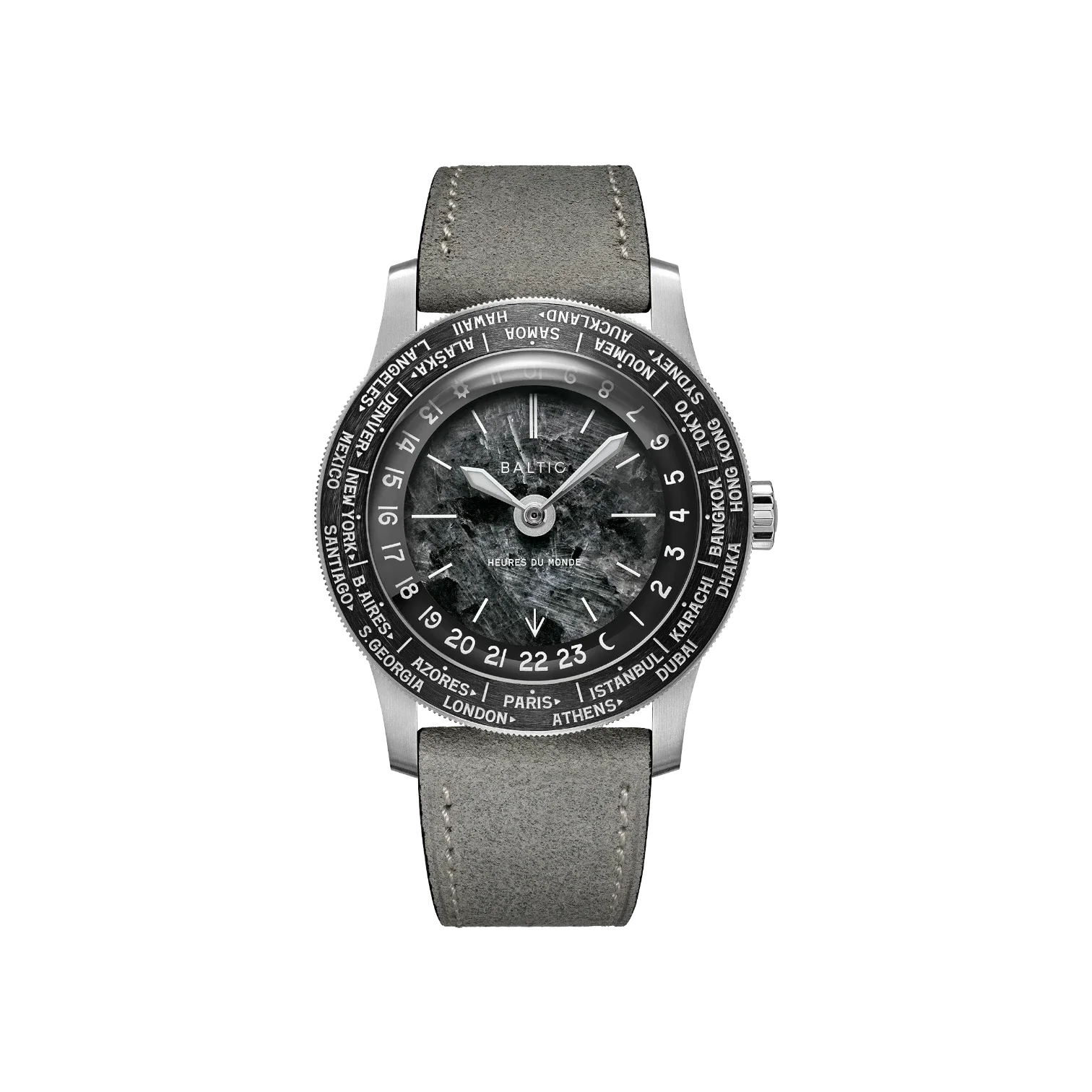 Baltic Heures du Monde Heures du Monde Worldtimer - Labradorite