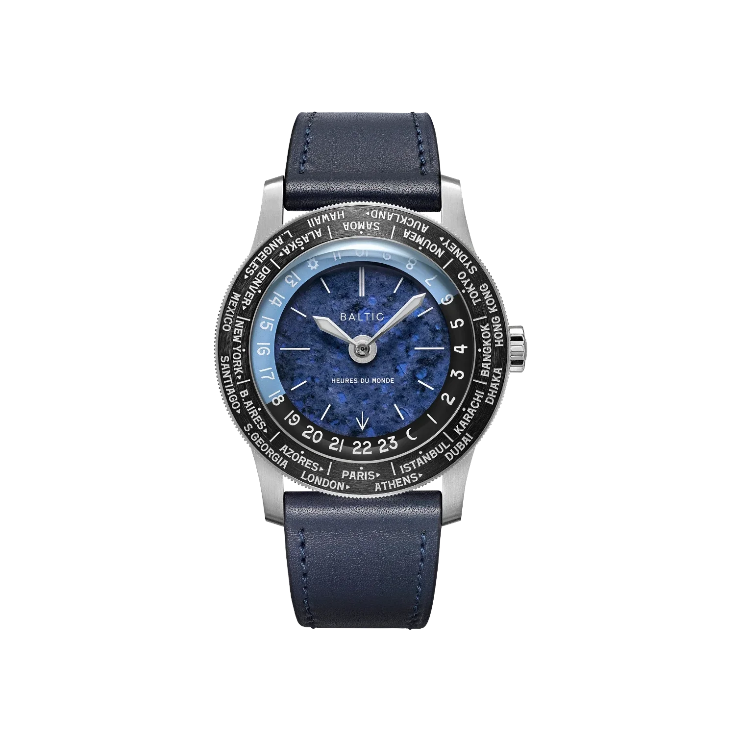 Baltic Heures du Monde Heures du Monde Worldtimer - Sodalite