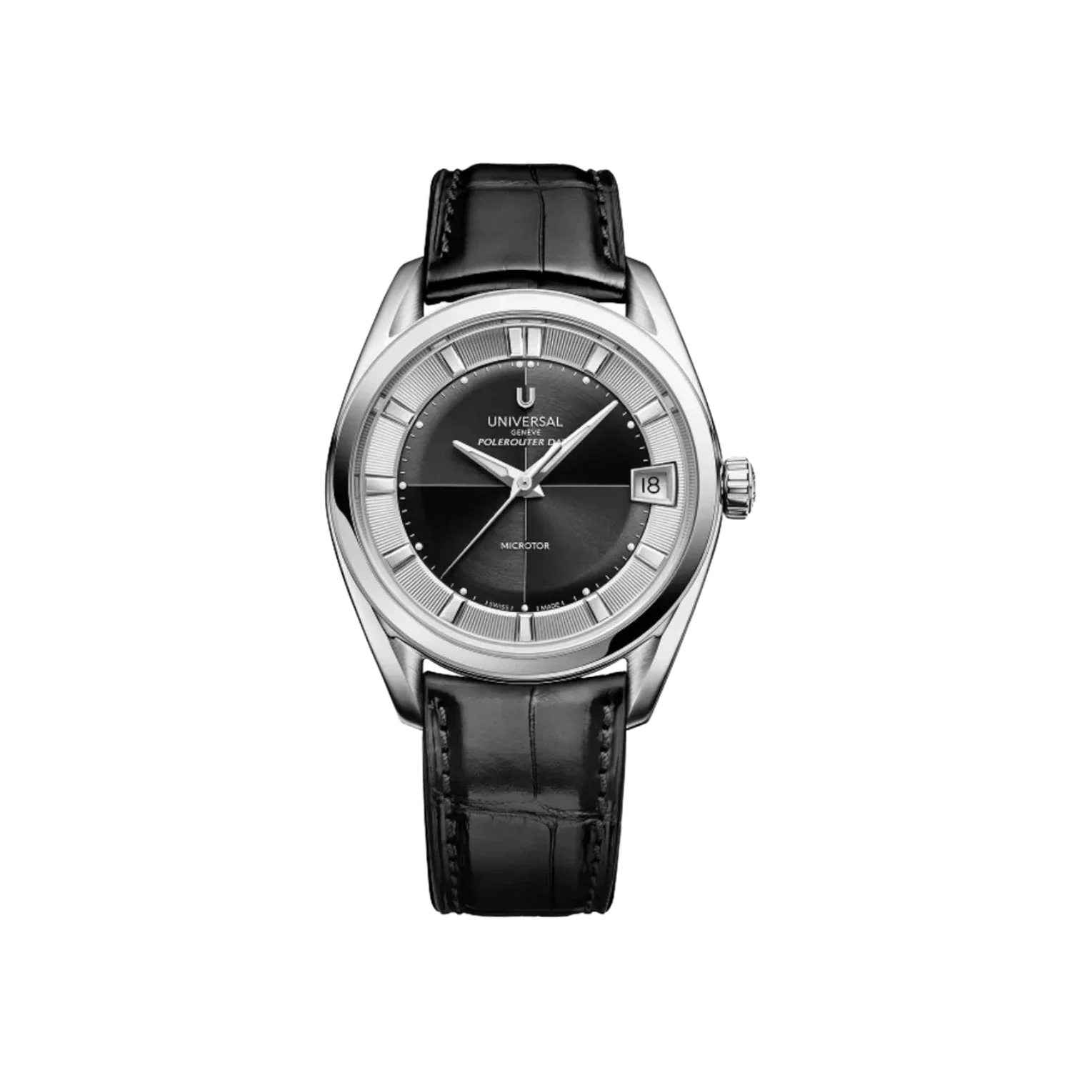 Universal Genève Polerouter Date Black
